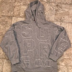 Supreme letters hoodie ss2020 drop size xl